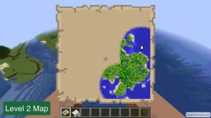 How to craft different sizes of Locator Maps in Minecraft