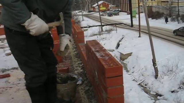 Кладка облицовочного кирпича видео смотреть онлайн