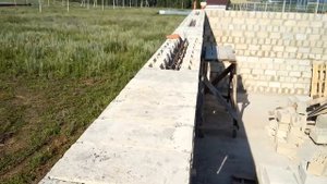 керамзитобетонные стены, армированные перемычки