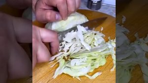 макароны с капустой и мясом