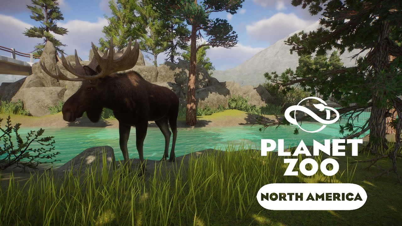 Planet Zoo North America - Лоси и новый вход