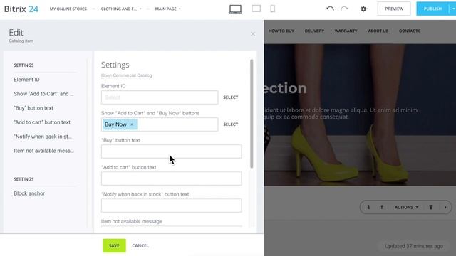 Free online store builder - create a detailed product page смотреть онлайн