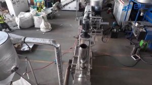 Гранулятор с термокомпактором для переработки ПВД плёнки