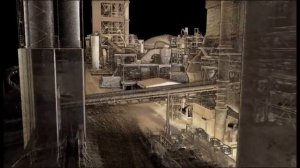 Сканирование промышленного предприятия с дрона