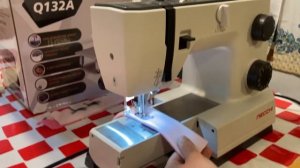 Necchi Q132A Testing on various fabrics and leather
