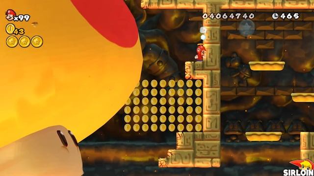 New Super Mario Bros. Wii - Final Boss Evil Mega Mushroom & Ending смотреть онлайн