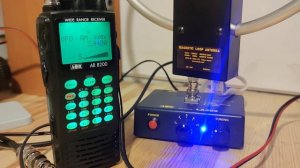 Сканер AOR AR8200 и антенна AOR LA400. Прием пиратского радио.