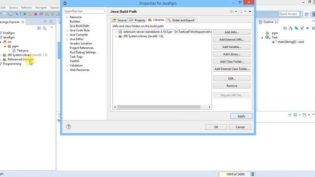 1_Simple Java Pgm using selenium to launch browser смотреть онлайн