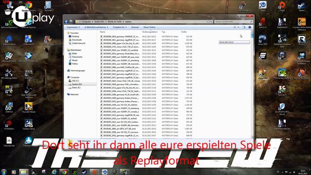 Tutorial zum Abspielen von World of Tanks Replays смотреть онлайн
