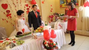 Свадьба Екатерины и Николая, поздравление от тети.