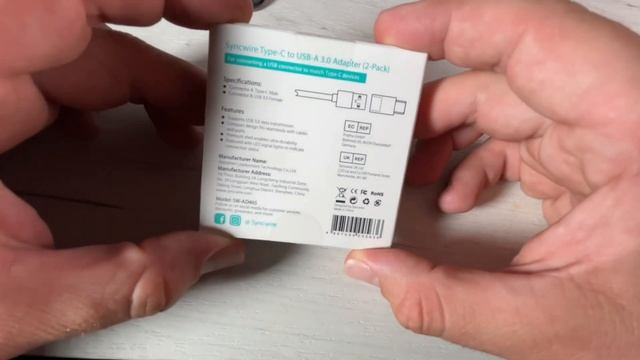 Syncwire USB C Adapter auf USB 3.0 [2 Stücke] OTG USB Typ C Adapter Unboxing und Anleitung смотреть онлайн