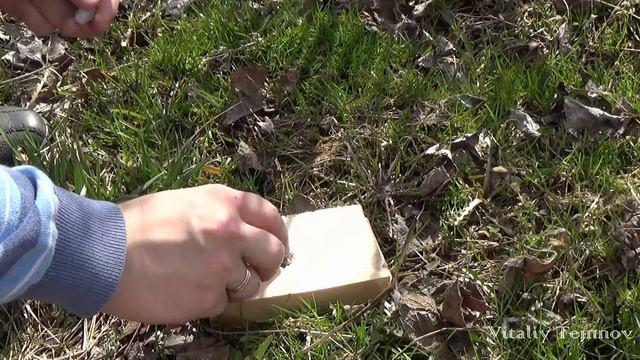 Разведение огня с помощью марганцовки.