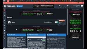 как создать свой сервер в Атернос
