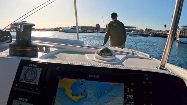 Переход Limassol - Paphos | Lagoon 40 | Яхтинг на Кипре 2023 смотреть онлайн