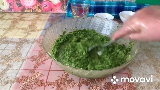 Зеленая аджика. Прекрасный соус для еды!