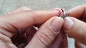 Закрытие петель методом 3х спиц
