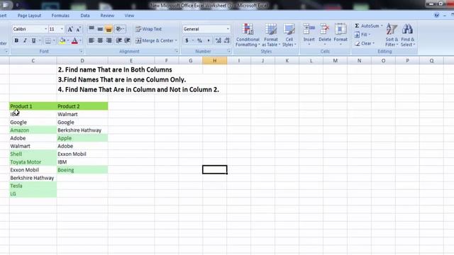 How To Compare Two Columns in Ms Excel (for Matches & Differences) || MS Excel Training смотреть онлайн