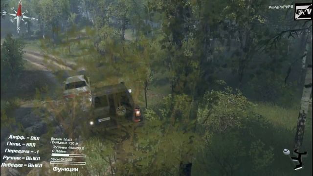 Е34 внедорожник  | Spintires | Сможет ли Nissan Patrol вытянуть е34? смотреть онлайн