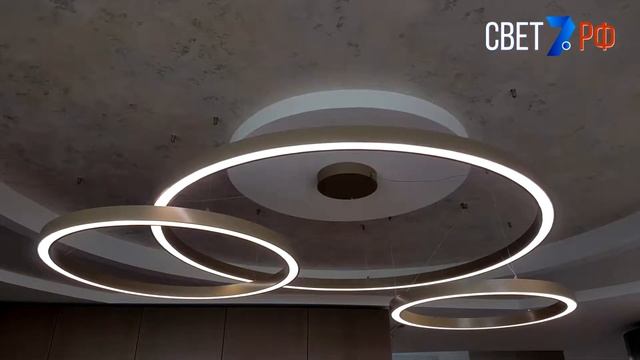 Светодиодные круги Ring из профиля | Круглый профильный светильник смотреть онлайн