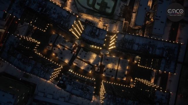 ЖК Серебряный парк(Москва) - Архитектурное освещение.