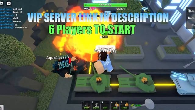 TDS VIP Server with VIEWERS! | Roblox Tower Defense Simulator LIVE смотреть онлайн