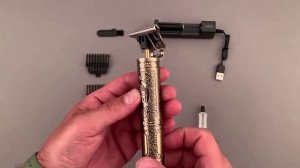 Аккумуляторная машинка для стрижки и уходом за бородой Hair Clipper WS-T99 триммер.