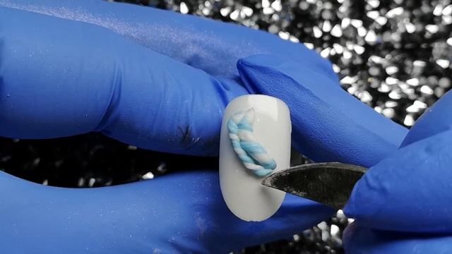 10 идей 3D дизайнов ногтей. Новогодний маникюр. Лепка на ногтях гелем-пластилином. 10 Nail ideas