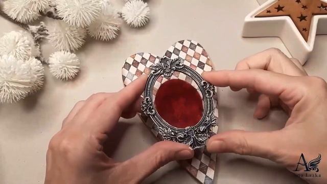 ВИНТАЖНАЯ ПОДВЕСКА НА ЕЛКУ / CHRISTMAS DECOR DIY смотреть онлайн