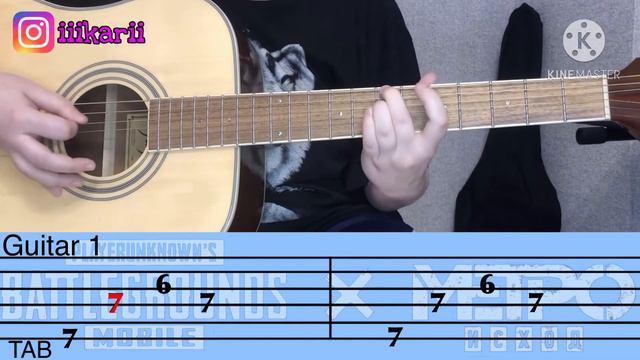 PUBG X METRO ROYALE | GUITAR TABS | КАК ИГРАТЬ НА ГИТАРЕ PUBG МЕТРО ИСХОД смотреть онлайн