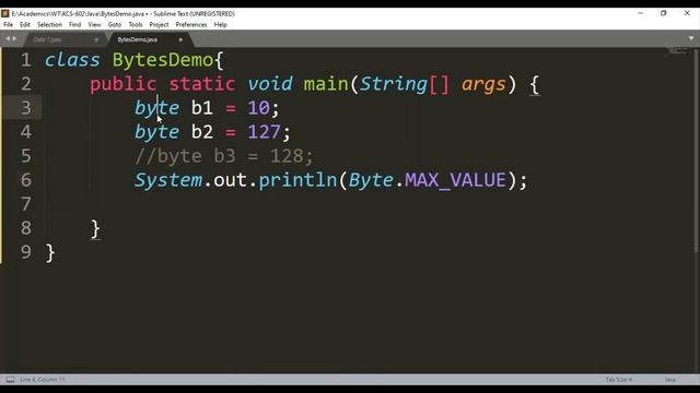 Java Programming|Lecture 8|Data Type: byte, short|CSE|CS|IT|MCA|Hands-on Learning with Rohit смотреть онлайн