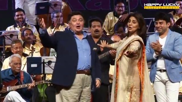 Ek Main Aur Ek Tu by Rishi Kapoor & Neetu Singh Live HappyLucky Entertainment.mp4 смотреть онлайн