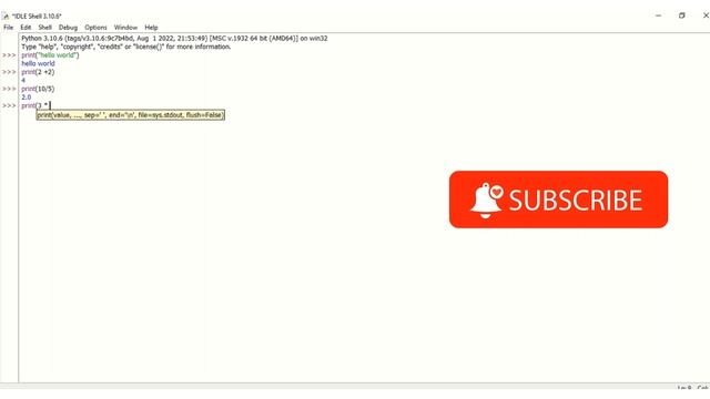 Your First Python Program (Hello World!)