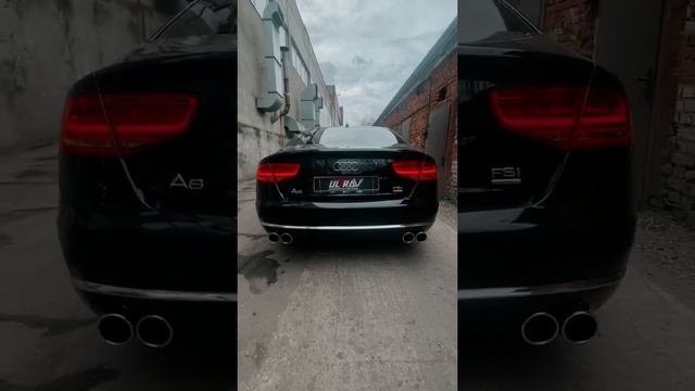 ЗЛОЙ ВЫХЛОП для Audi A8 4.2 FSI Quattro? #audi #audia8 #a8 #quattro #audirs #exhaust #выхлоп #short