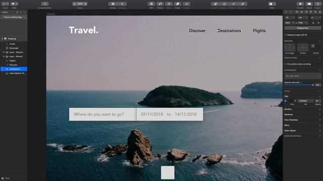 Website Design Tutorial - How to structure and design a website in Sketch!