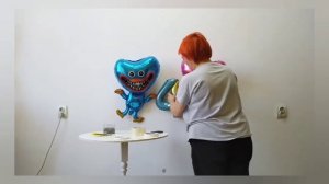 Как сделать фотозону из фольгированных фигур.