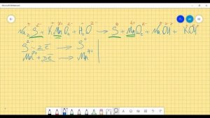 Na2S+KMnO4+H2O=S+MnO2+NaOH+KOH расстановка коэффициентов методом электронного баланса 10.47а