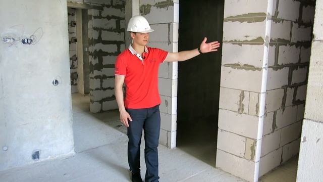 2-комнатная квартира с витражным остеклением в строящемся доме. ЖК "Галактика" смотреть онлайн