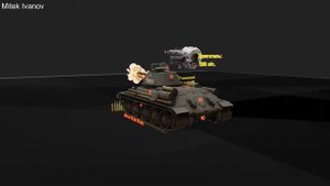 Танк Т-34 образца 1941 года. Толщина брони корпуса и башни.