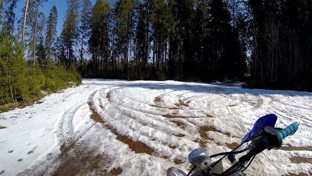 Покатушки на питбайке YCF BIGY на ZONGSHEN 190 смотреть онлайн