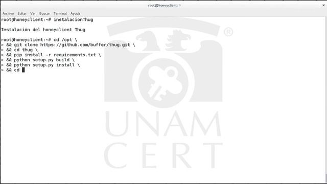 Implementación del honeyclient Thug смотреть онлайн