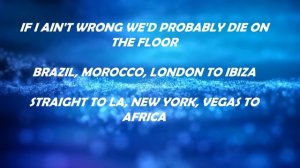# ON THE FLOOR  (JENNIFER - LOPEZ) & FEAT  PITBULL  LYRICAL IN 4K