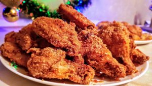 Крылышки жареные в овсяной панировке. Цыганка готовит. Жареные голени. Gipsy cuisine.