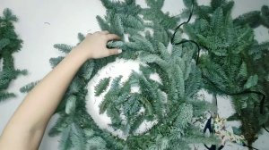 НОВОГОДНИЙ ВЕНОК СВОИМИ РУКАМИ