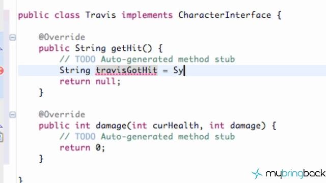 Learn Java Tutorial 1.10- Implements an Interface (implementing in java)