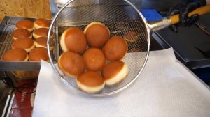 3 вида пончиков с кремовой бомбой - корейская кухня