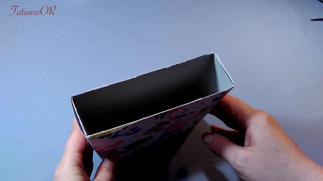 Подарочная пакет из картонной коробки
