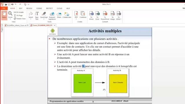 Applications Mobiles : Principe des Intent смотреть онлайн