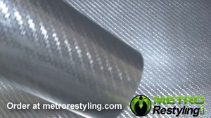 Silver Carbon Fiber 2 Vinyl Film metrorestyling.com