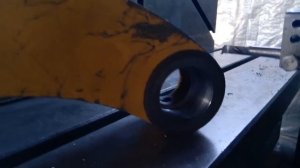 Мини экскаватор CAT 303c CR частичный ремонт рукояти