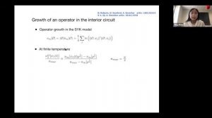 Size and Momentum of an Infalling Particle in the Black Hole Interior  - Ying Zhao